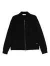 Greyed Zip-up Jacket In Black