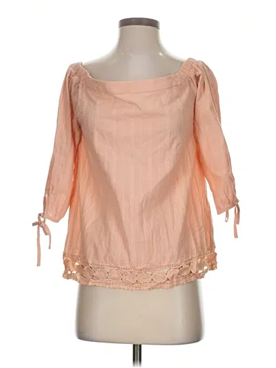 Pre-owned Greylin 3/4 Sleeve Blouse In Pink