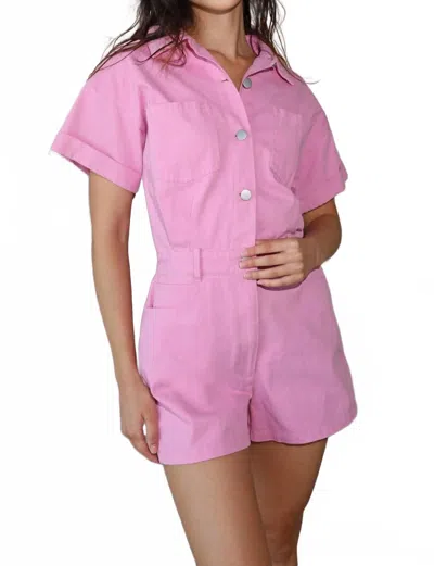 Greylin Anabelle Romper In Pink