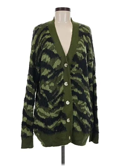 Pre-owned Greylin Cardigan Sweater In Green