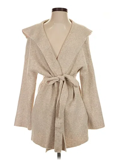 Pre-owned Greylin Cardigan Sweater In Tan