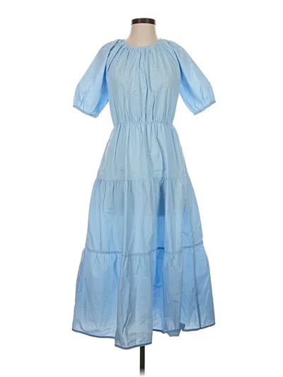 Pre-owned Greylin Casual Dress In Blue