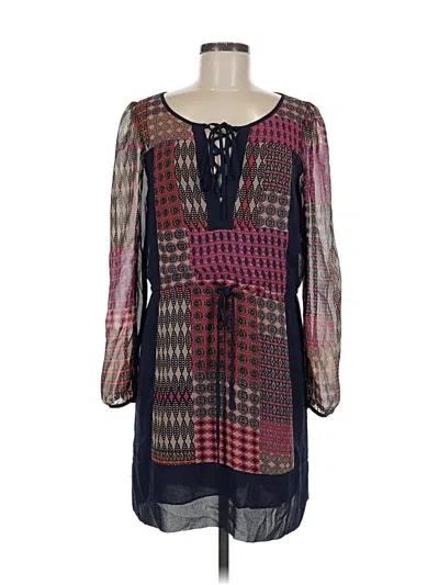 Pre-owned Greylin Casual Dress In Burgundy