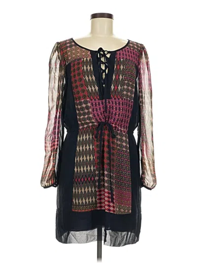 Pre-owned Greylin Casual Dress In Burgundy