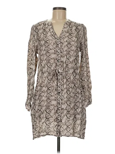Pre-owned Greylin Casual Dress In Gray