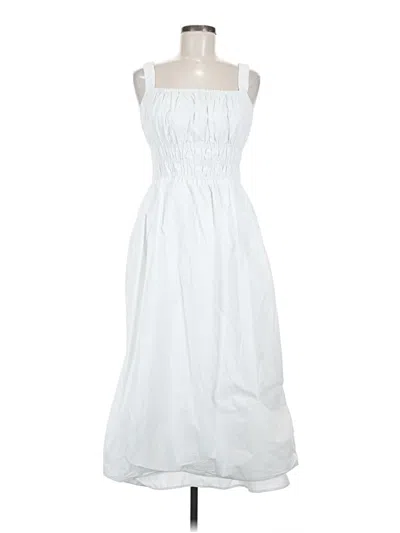 Pre-owned Greylin Casual Dress In White
