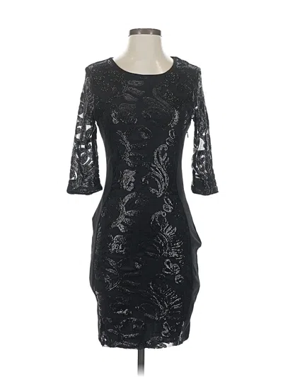 Pre-owned Greylin Cocktail Dress In Black