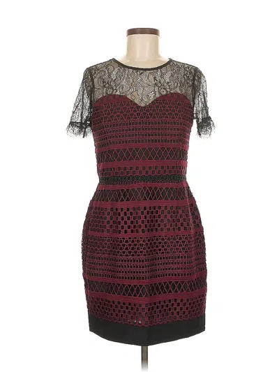 Pre-owned Greylin Cocktail Dress In Burgundy