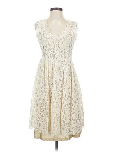 Pre-owned Greylin Cocktail Dress In Ivory