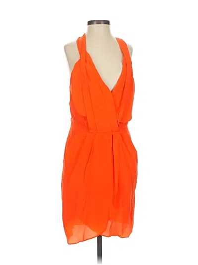 Pre-owned Greylin Cocktail Dress In Orange