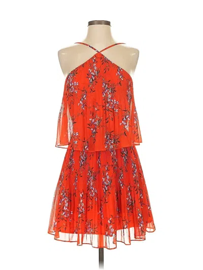 Pre-owned Greylin Cocktail Dress In Orange