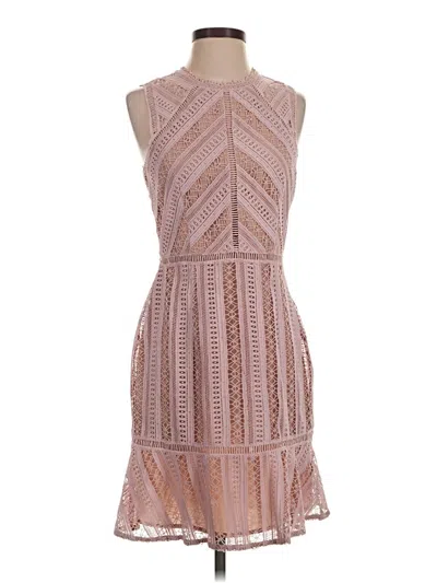 Pre-owned Greylin Cocktail Dress In Tan