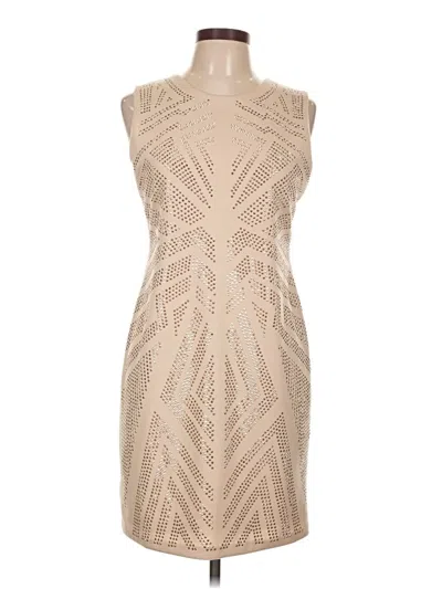 Pre-owned Greylin Cocktail Dress In Tan