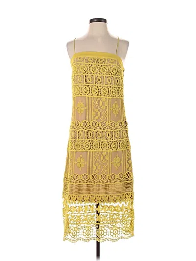 Pre-owned Greylin Cocktail Dress In Yellow