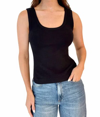 Greylin Ezra Knit Tank Top In Black