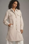 GREYLIN FUZZY KNIT LONG COAT JACKET