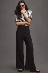 Greylin Gloria Pull-on Linen Pants In Blue