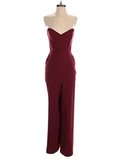 Pre-owned Greylin Jumpsuit In Burgundy