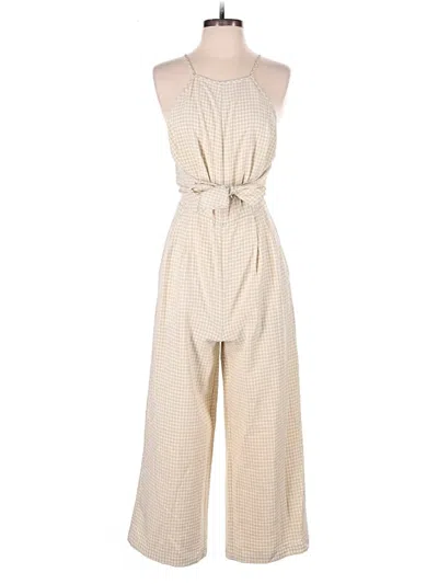 Pre-owned Greylin Jumpsuit In Ivory