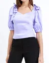 Greylin Kelly Blouse In Lilac In Blue