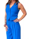Greylin Liv Vest In Cobalt In Blue