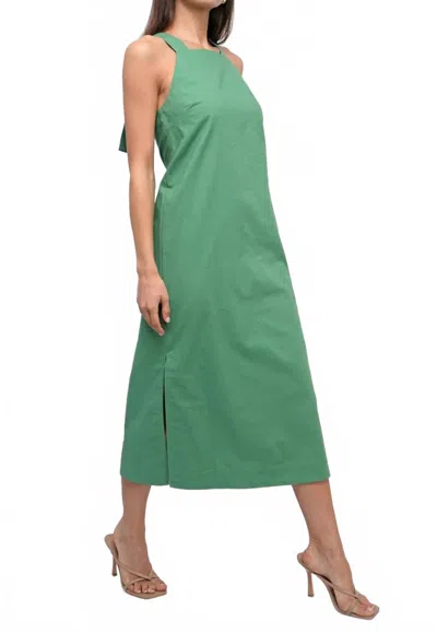 Greylin Lizette Midi Dress In Fern Green In Gray