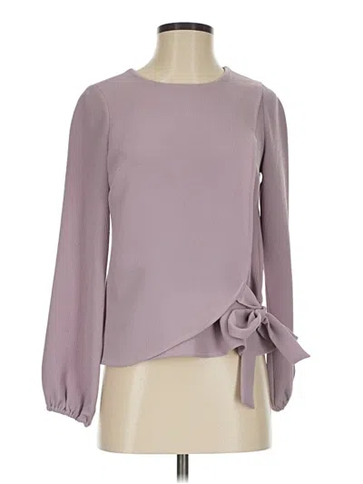 Pre-owned Greylin Long Sleeve Blouse In Purple