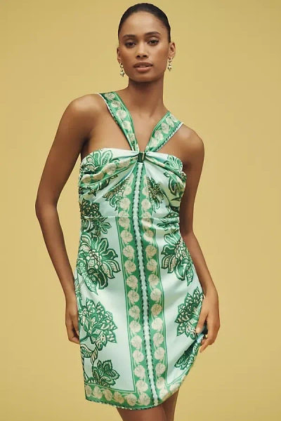 Greylin Miki Halter Mini Dress