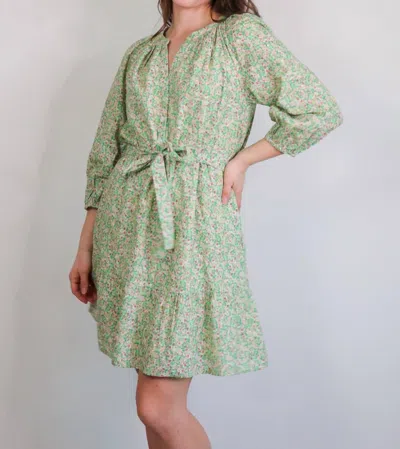 Greylin Rayna Popover Mini Dress In Floral In Purple