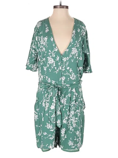 Pre-owned Greylin Romper In Green