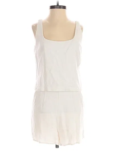 Pre-owned Greylin Romper In White