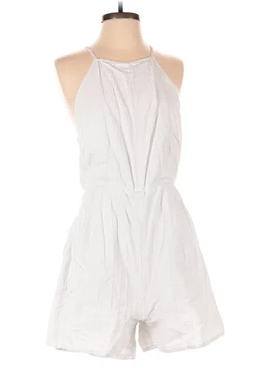 Pre-owned Greylin Romper In White