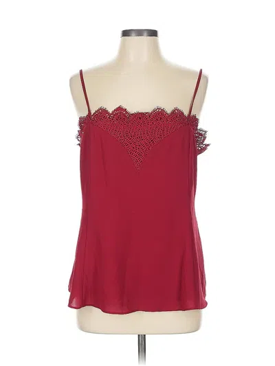 Pre-owned Greylin Sleeveless Blouse In Burgundy