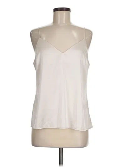 Pre-owned Greylin Sleeveless Blouse In White