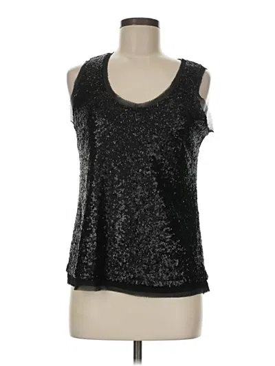 Greylin Tank Top Black Cold Shoulder Neckline Tops