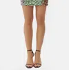 Greylin Taylor Sequins Animal Mini Skirt In Multi