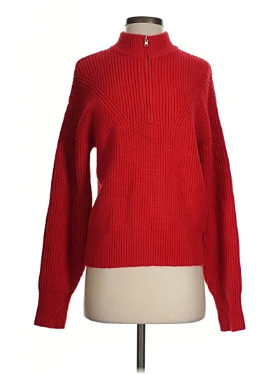Pre-owned Greylin Turtleneck Sweater In Red