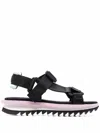Greymer Chunky Buckle-fastening Sandals In Black