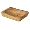 Greymint Brown Olive Wood Soap Holder In Brown