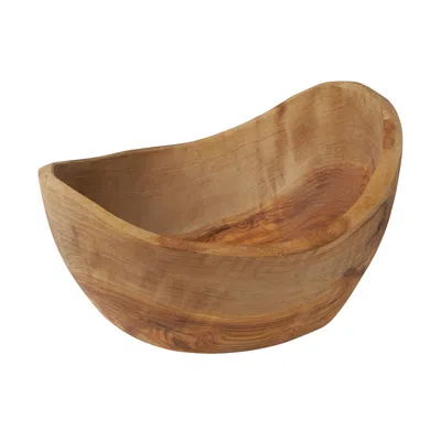 Greymint Brown Yaya Olive Wood Big Wonky Bowl