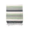 Greymint Green / Grey Mallorca Throw In Multi