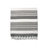 Greymint Grey / White Monaco Throw In Multi
