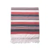 Greymint Grey / White / Red Costa Brava Throw In Multi