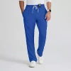 Grey's Anatomy By Barco Classic Grp558 Evan 5-pocket Zip-fly Mens Big And Tall Moisture Wicking Scrub Pant In Blue