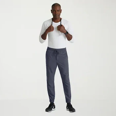 Grey's Anatomy By Barco Spandex Stretch Direct Grsp634 Striker 4-pocket Jogger Mens Stretch Fabric Moisture Wicking Wrinkle  In Black