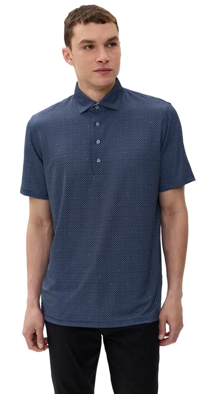 Greyson Beacon Polo Maltese Blue