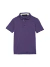 Greyson Boy's Saranac Stripe Polo In Purple