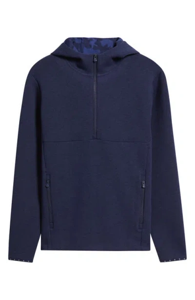 Greyson Calgary Quarter Zip Hoodie In Blue