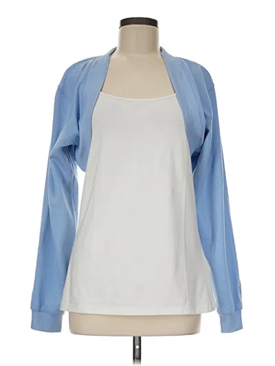 Pre-owned Greyson Cardigan Sweater In Blue