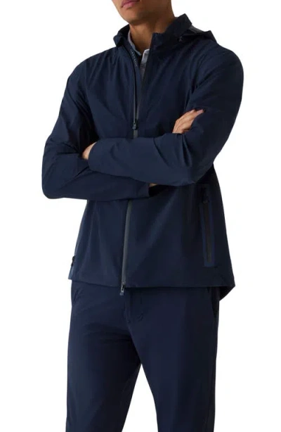 Greyson Chenoa Water Resistant Hooded Jacket In Blue